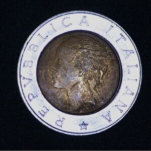 1992 Italian L.500 Coin